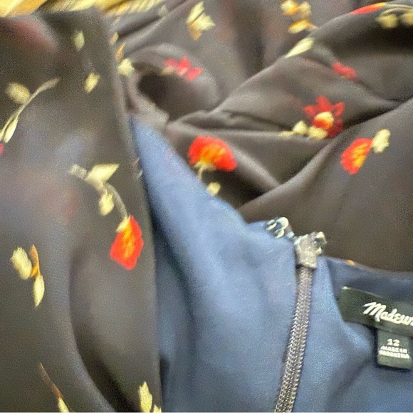 Madewell Tulip Sleeve Maxi Dress Size 12‎ in Sweet Blossoms - Picture 8 of 9